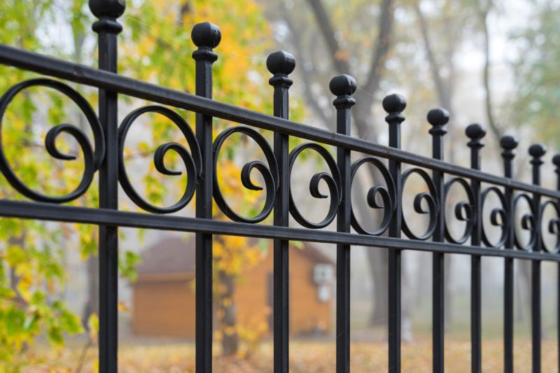 Iron Fence Installation detail